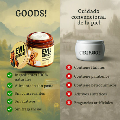 EVIL GOODS! Sebo de Res + Miel de Manuka Rejuvenecedora
