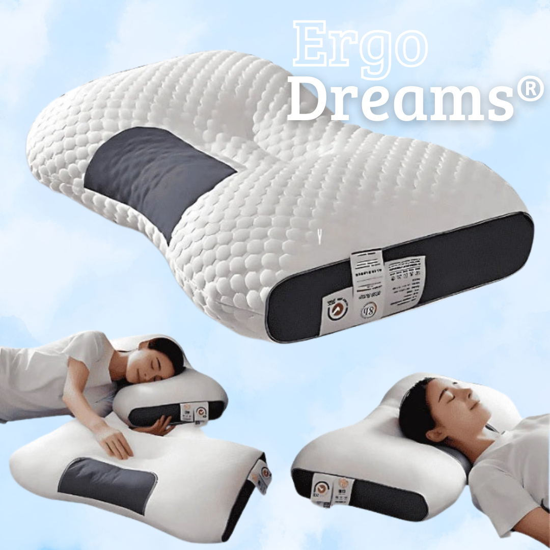 ErgoDreams® 2x1 Almohada Ergonómica Cervical - Revoluciona tu descanso