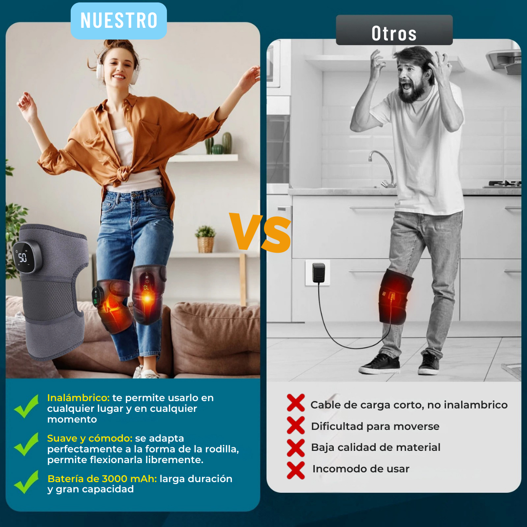 ThermoRelief® | Rodillera Térmica 3 en 1 - Alivia el dolor articular