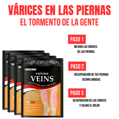 VeinsCare™ Pack 4x1 Parches Revitalizantes Para Várices (48 uni)