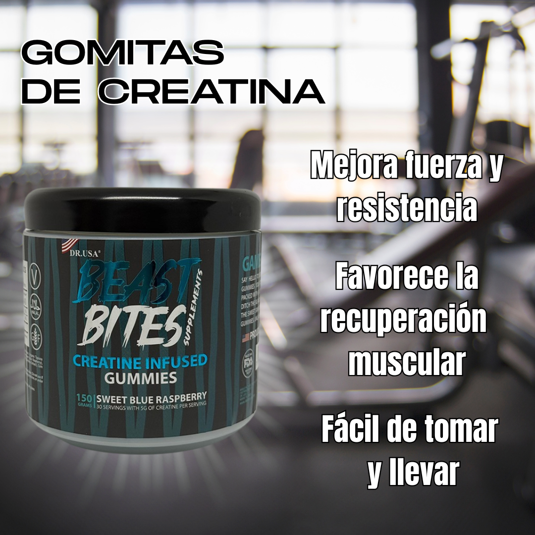 BEAST BITES GOMITAS DE CREATINA 5g